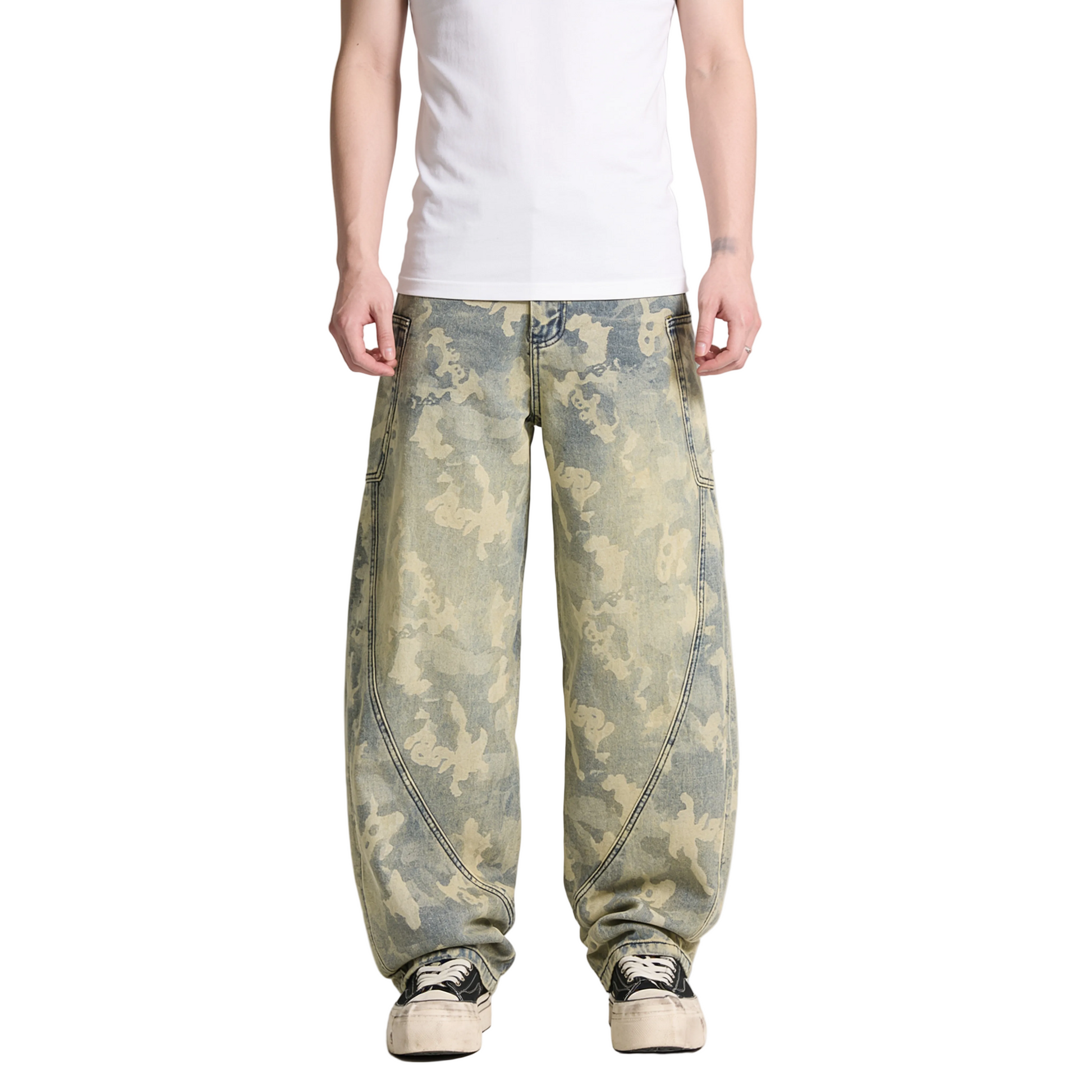Vintage Camo Utility Jeans