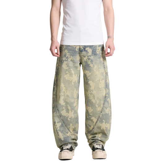 Vintage Camo Utility Jeans