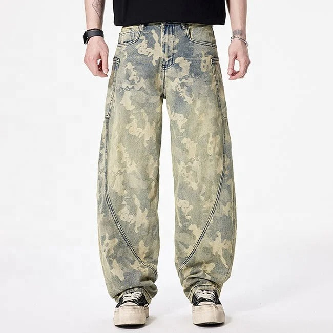 Vintage Camo Utility Jeans