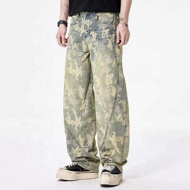 Vintage Camo Utility Jeans