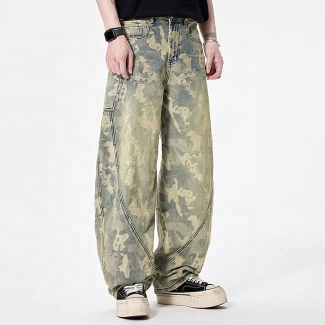 Vintage Camo Utility Jeans