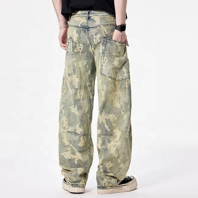 Vintage Camo Utility Jeans